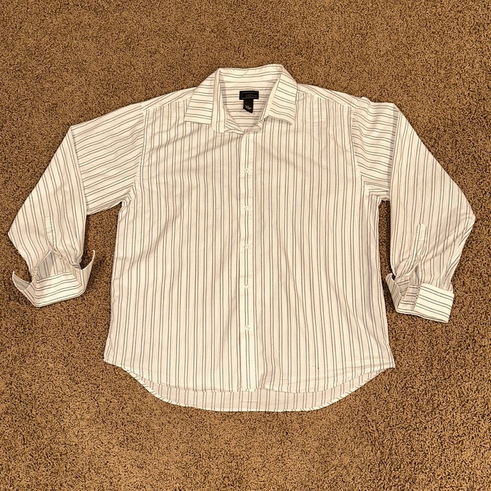 Cezani Men’s XL black and white dress shirt